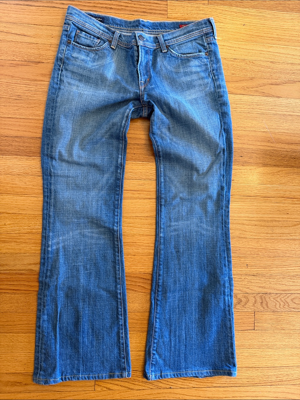 Citizens Of Humanity Women's Boot Cut Flair Faded Denim Jeans